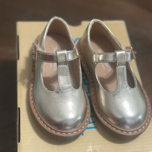 Stylish Gold Kids Shoes